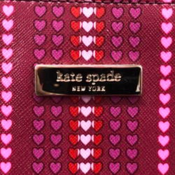 Kate Spade New York Shore Street Heart Stripe Margaretta Tote Like New - Picture 13 of 16